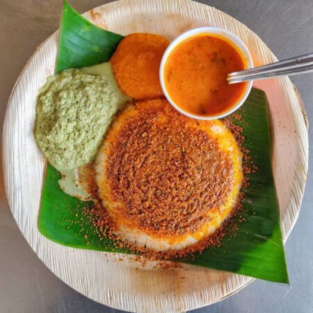 Butter/ Ghee Podi Idli